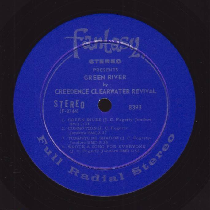 Creedence Clearwater Revival Green River [lp label a usa]